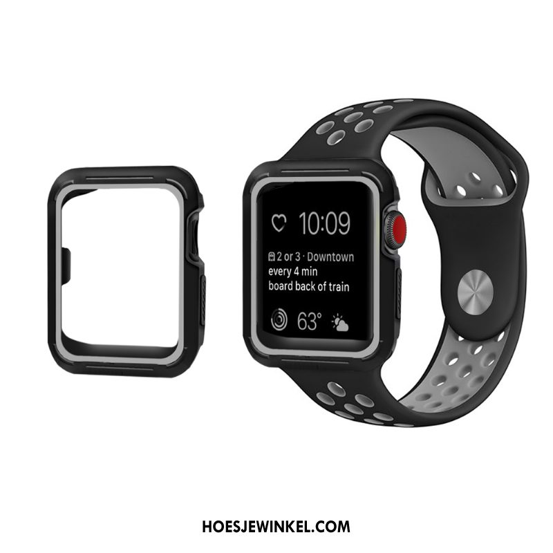 Apple Watch Series 3 Hoesje Anti-fall Hoes Purper, Apple Watch Series 3 Hoesje Bescherming Siliconen