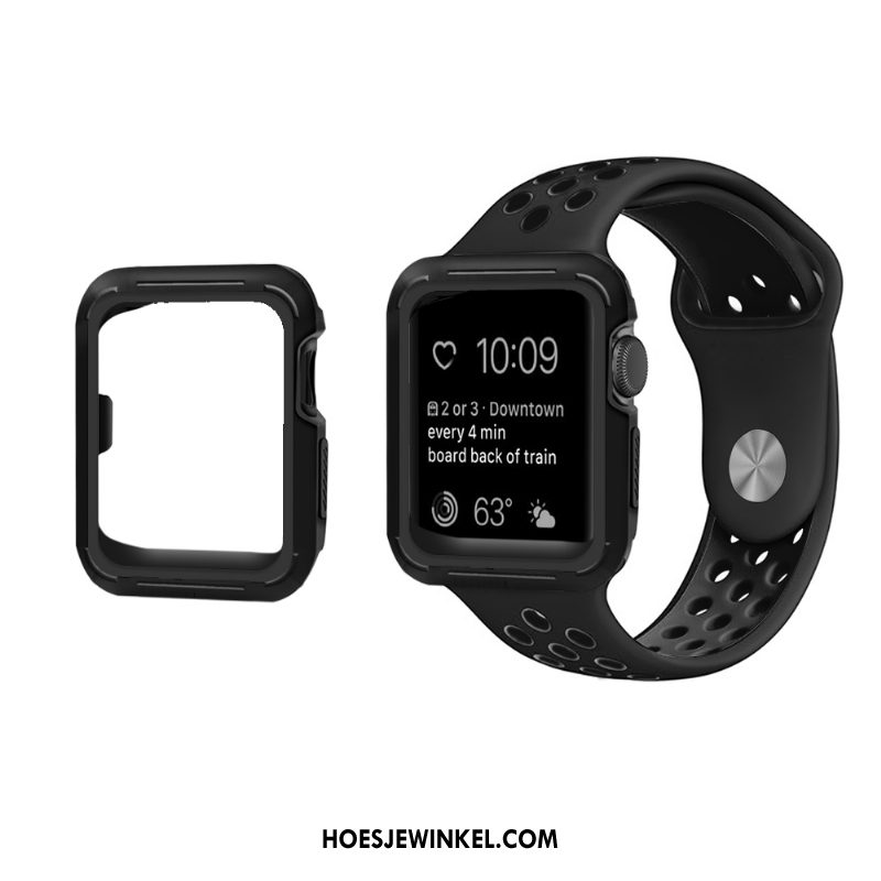 Apple Watch Series 3 Hoesje Anti-fall Hoes Purper, Apple Watch Series 3 Hoesje Bescherming Siliconen