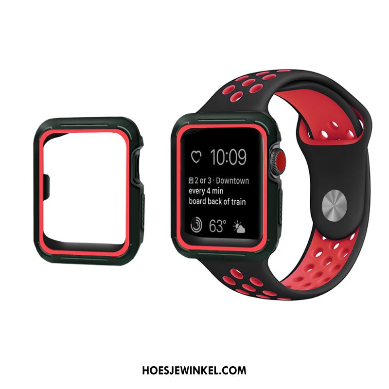 Apple Watch Series 3 Hoesje Anti-fall Hoes Purper, Apple Watch Series 3 Hoesje Bescherming Siliconen