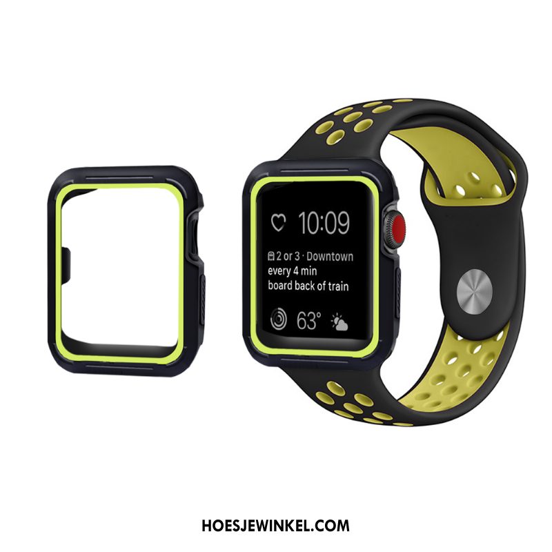 Apple Watch Series 3 Hoesje Anti-fall Hoes Purper, Apple Watch Series 3 Hoesje Bescherming Siliconen