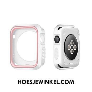 Apple Watch Series 3 Hoesje Bescherming Wit Siliconen, Apple Watch Series 3 Hoesje Hoes Groen