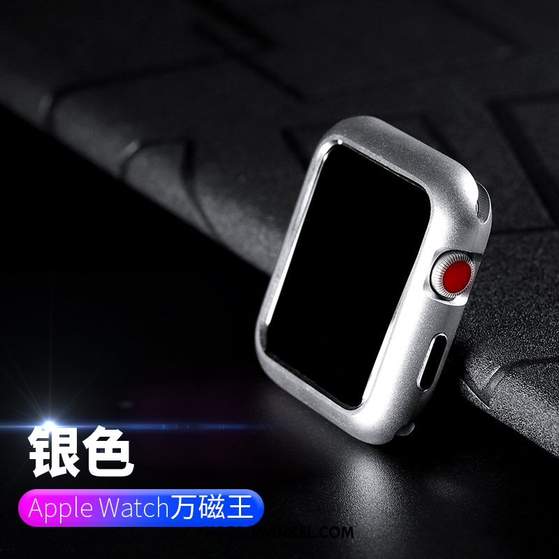 Apple Watch Series 3 Hoesje Metaal Plating Anti-fall, Apple Watch Series 3 Hoesje Hoes Rood