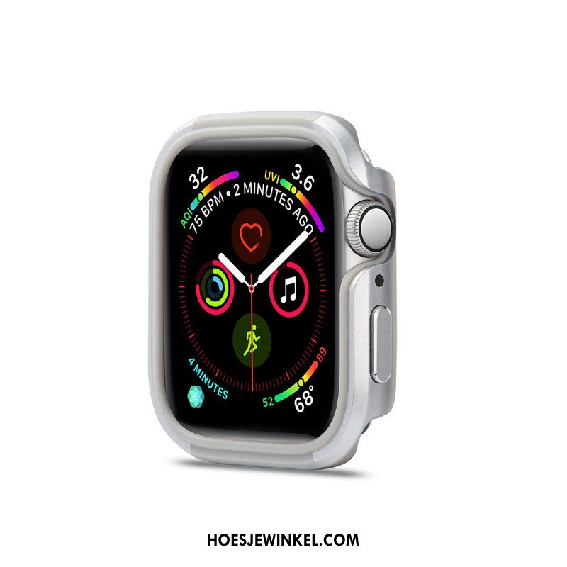 Apple Watch Series 3 Hoesje Persoonlijk Tas Hoes, Apple Watch Series 3 Hoesje Bescherming Metaal Beige