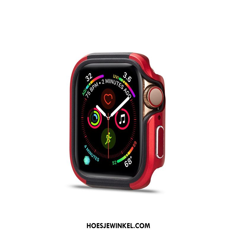 Apple Watch Series 3 Hoesje Persoonlijk Tas Hoes, Apple Watch Series 3 Hoesje Bescherming Metaal Beige