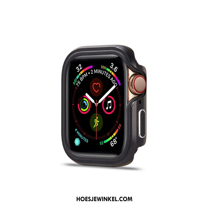 Apple Watch Series 3 Hoesje Persoonlijk Tas Hoes, Apple Watch Series 3 Hoesje Bescherming Metaal Beige