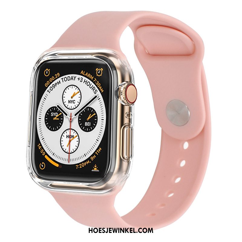 Apple Watch Series 3 Hoesje Twee Kleuren Siliconen Hoes, Apple Watch Series 3 Hoesje Sport Bescherming