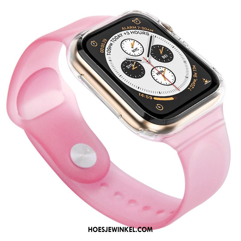 Apple Watch Series 3 Hoesje Twee Kleuren Siliconen Hoes, Apple Watch Series 3 Hoesje Sport Bescherming