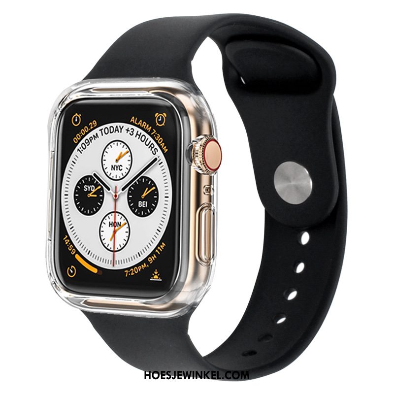 Apple Watch Series 3 Hoesje Twee Kleuren Siliconen Hoes, Apple Watch Series 3 Hoesje Sport Bescherming