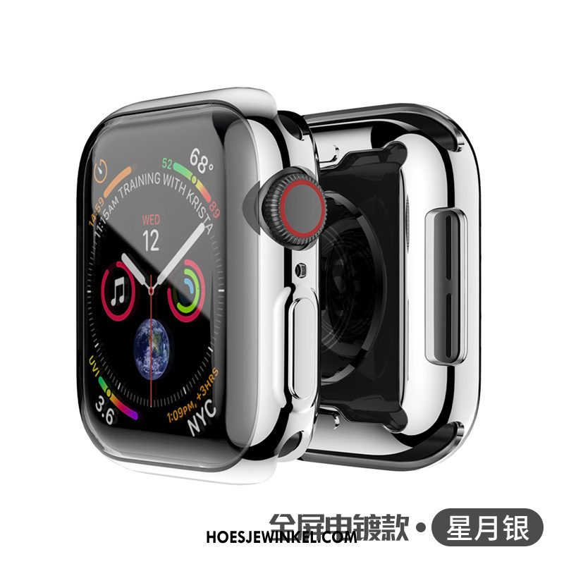 Apple Watch Series 3 Hoesje Zacht Dun Siliconen, Apple Watch Series 3 Hoesje Hoes Plating