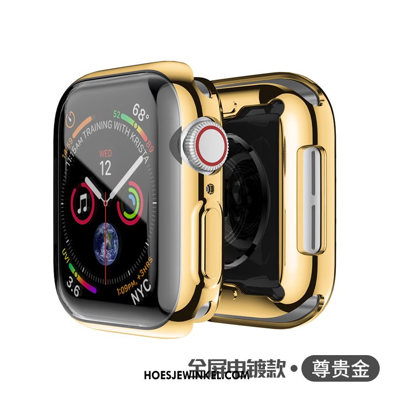 Apple Watch Series 3 Hoesje Zacht Dun Siliconen, Apple Watch Series 3 Hoesje Hoes Plating