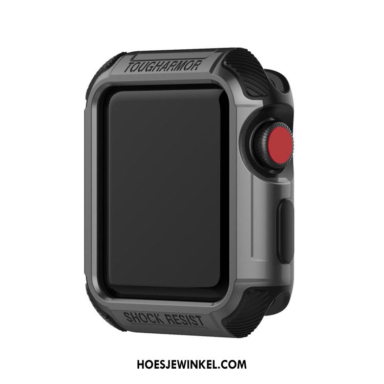 Apple Watch Series 3 Hoesje Zilver Bescherming Hoes, Apple Watch Series 3 Hoesje Grijs