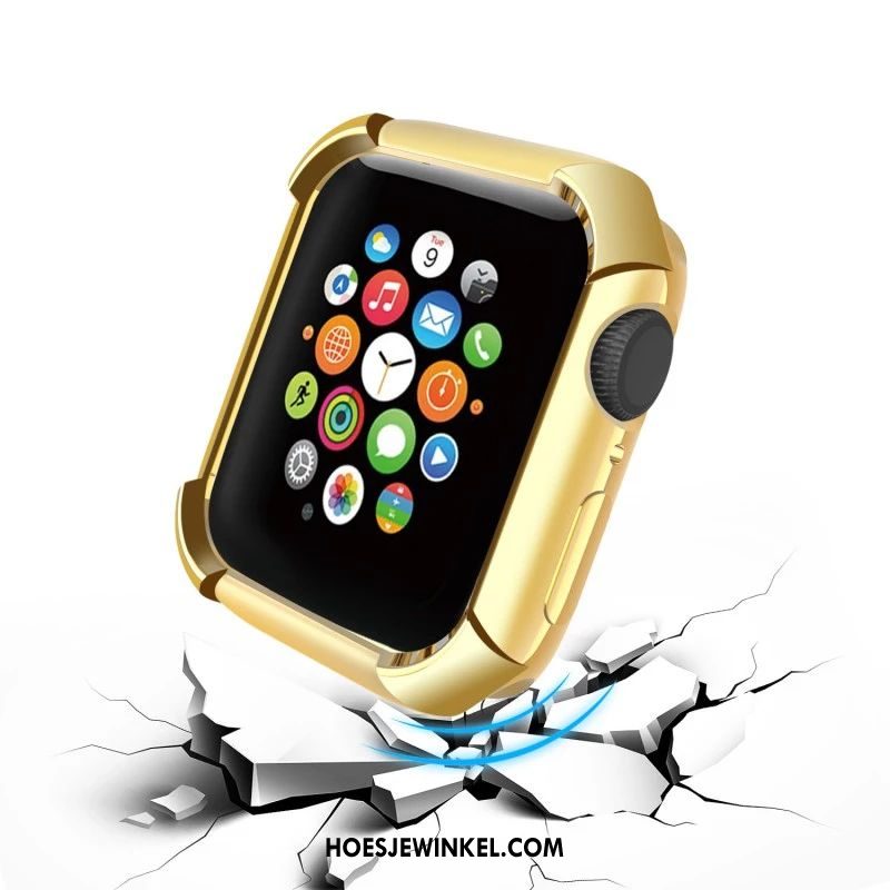 Apple Watch Series 4 Hoesje Accessoires Roze Siliconen, Apple Watch Series 4 Hoesje All Inclusive Plating