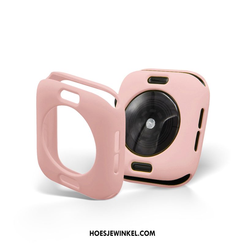 Apple Watch Series 4 Hoesje Accessoires Skärmskydd Echte, Apple Watch Series 4 Hoesje Blauw Siliconenhoesje