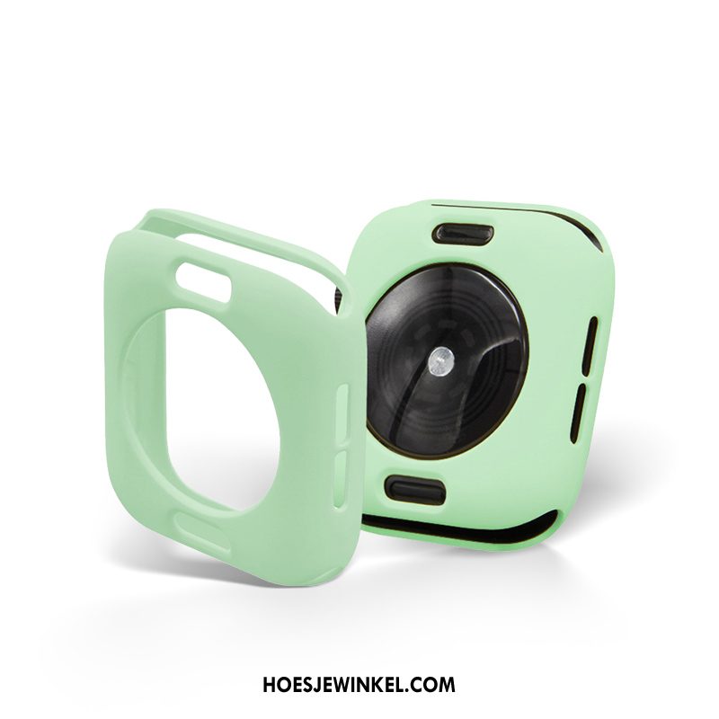 Apple Watch Series 4 Hoesje Accessoires Skärmskydd Echte, Apple Watch Series 4 Hoesje Blauw Siliconenhoesje