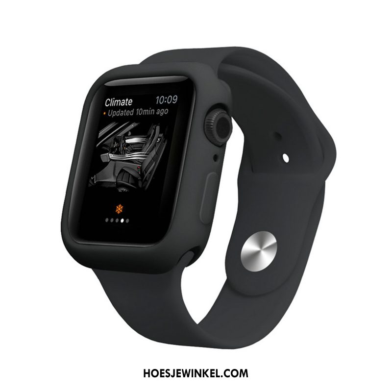 Apple Watch Series 4 Hoesje All Inclusive Siliconen Snoep Kleur, Apple Watch Series 4 Hoesje Purper Hoes