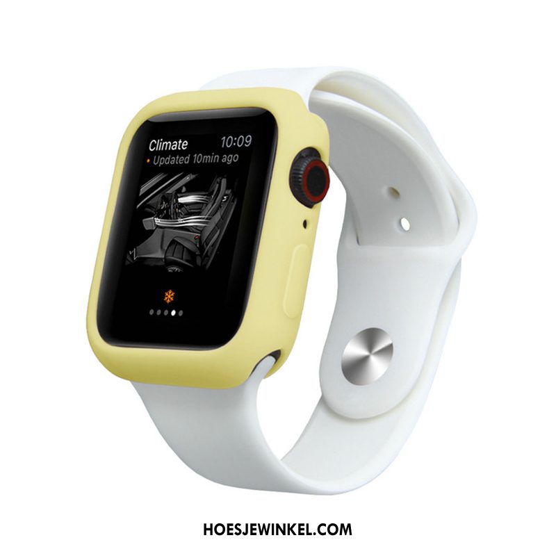 Apple Watch Series 4 Hoesje All Inclusive Siliconen Snoep Kleur, Apple Watch Series 4 Hoesje Purper Hoes