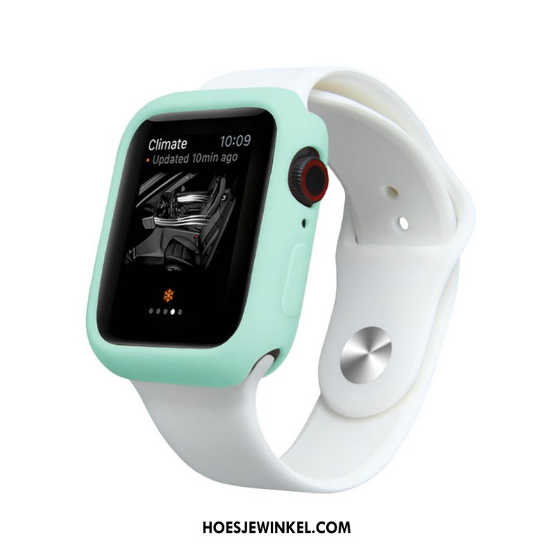 Apple Watch Series 4 Hoesje All Inclusive Siliconen Snoep Kleur, Apple Watch Series 4 Hoesje Purper Hoes