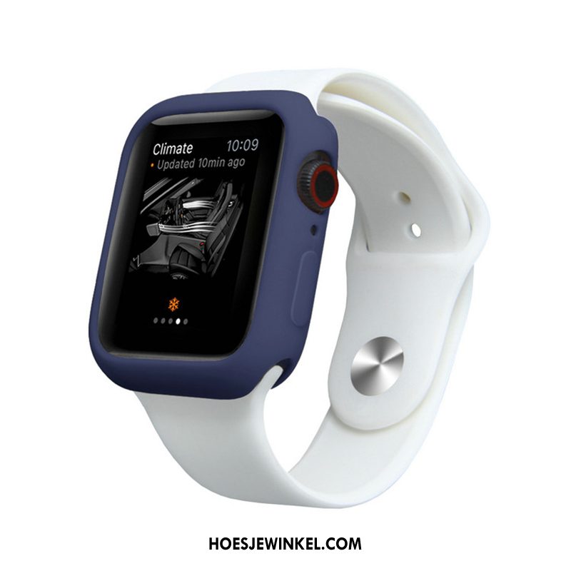 Apple Watch Series 4 Hoesje All Inclusive Siliconen Snoep Kleur, Apple Watch Series 4 Hoesje Purper Hoes