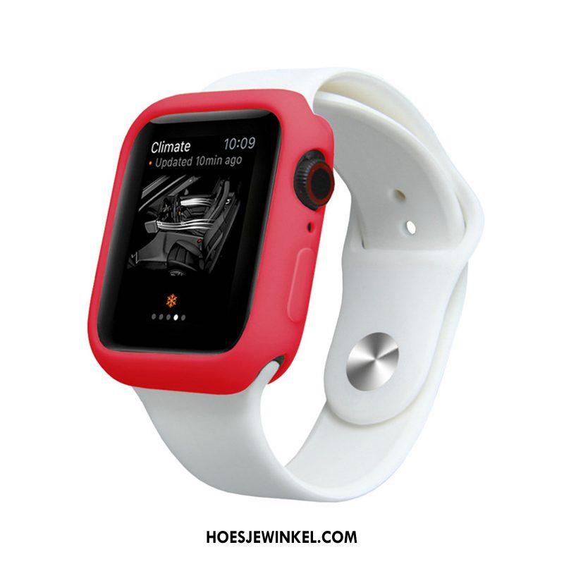 Apple Watch Series 4 Hoesje All Inclusive Siliconen Snoep Kleur, Apple Watch Series 4 Hoesje Purper Hoes