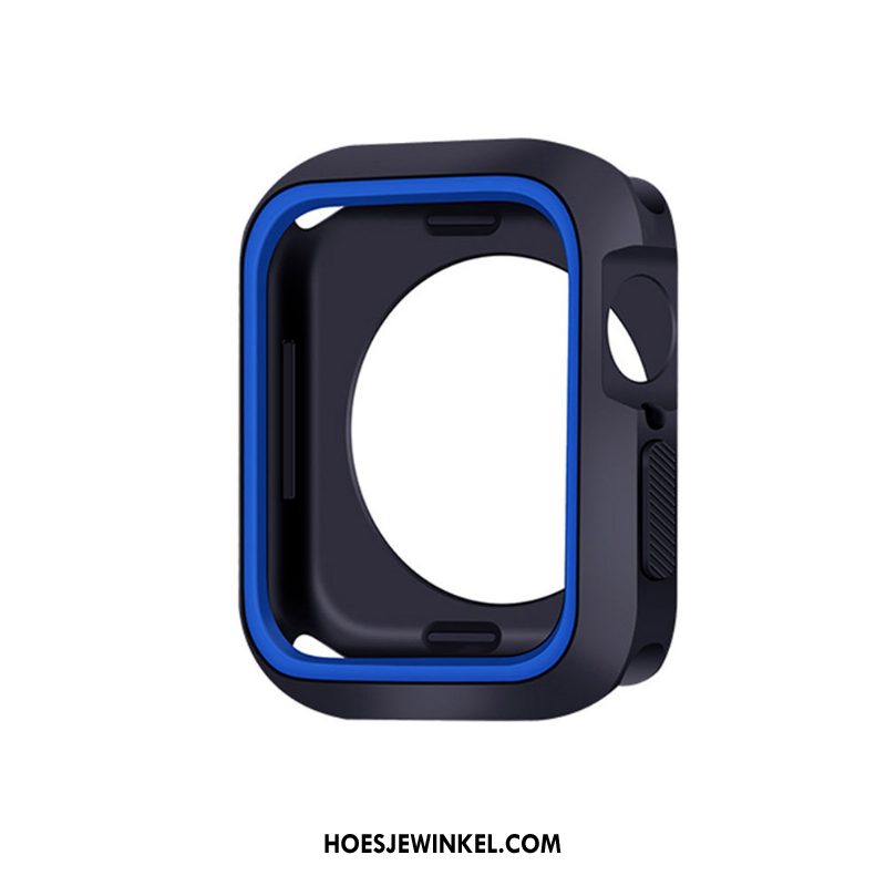 Apple Watch Series 4 Hoesje Bescherming Blauw Zacht, Apple Watch Series 4 Hoesje Siliconen