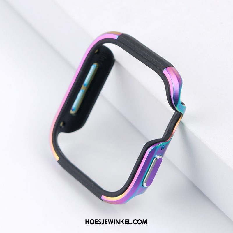 Apple Watch Series 4 Hoesje Bescherming Purper Legering, Apple Watch Series 4 Hoesje Metaal