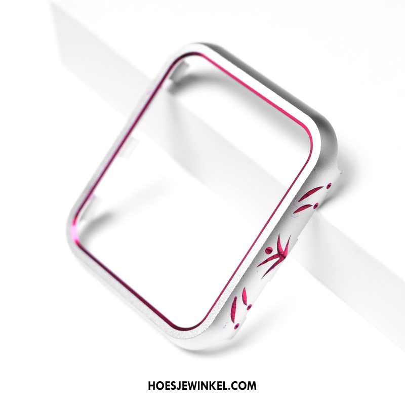 Apple Watch Series 4 Hoesje Bescherming Roze Anti-fall, Apple Watch Series 4 Hoesje Metaal Strass