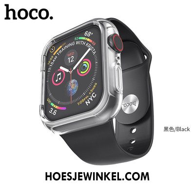 Apple Watch Series 4 Hoesje Bescherming Siliconen Zwart, Apple Watch Series 4 Hoesje Sport Nieuw