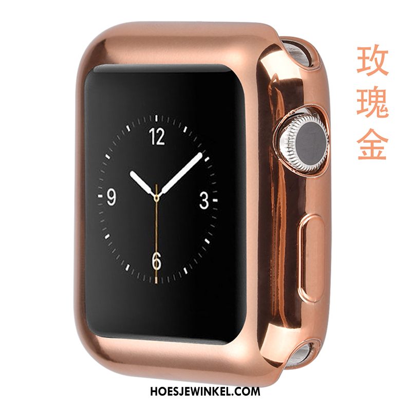 Apple Watch Series 4 Hoesje Bescherming Zacht Zwart, Apple Watch Series 4 Hoesje Anti-fall Dun