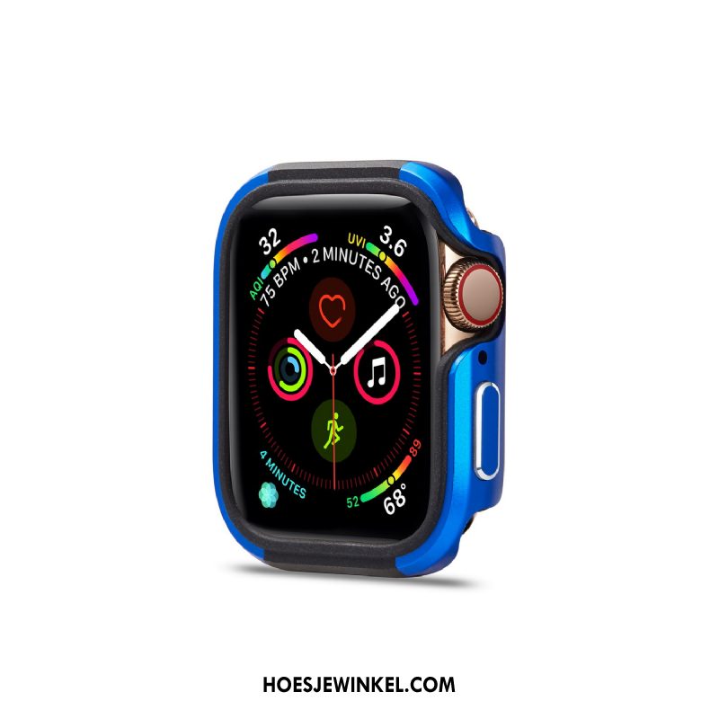 Apple Watch Series 4 Hoesje Blauw Legering Bescherming, Apple Watch Series 4 Hoesje Metaal Nieuw
