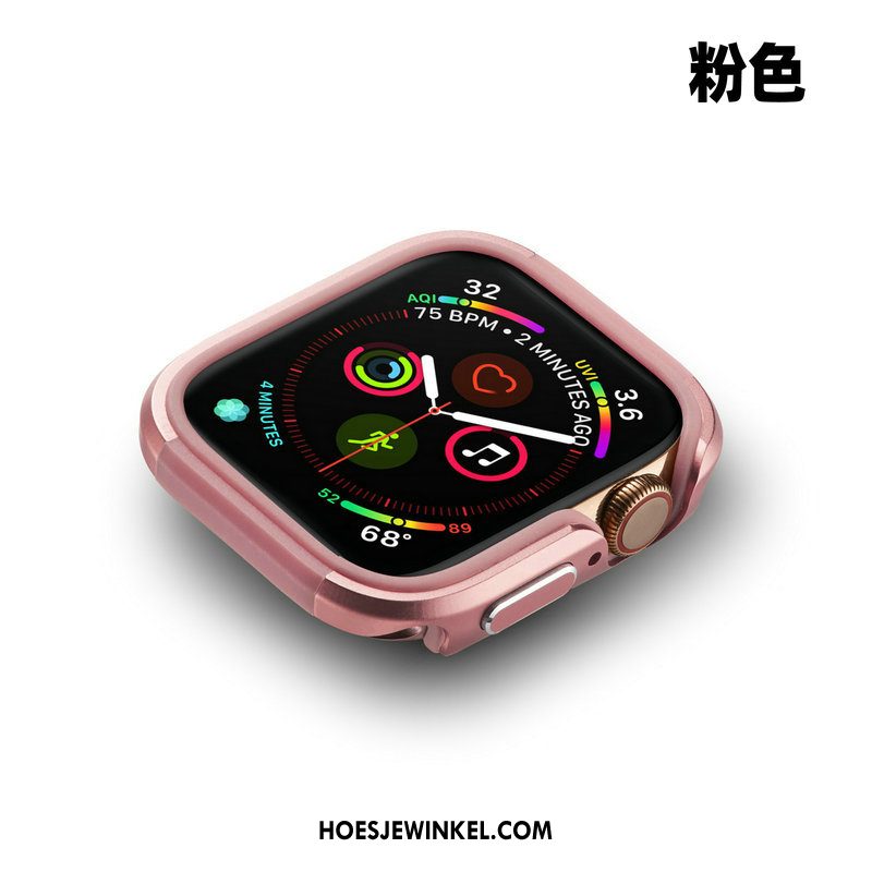 Apple Watch Series 4 Hoesje Metaal Anti-fall Goud, Apple Watch Series 4 Hoesje Omlijsting Bescherming