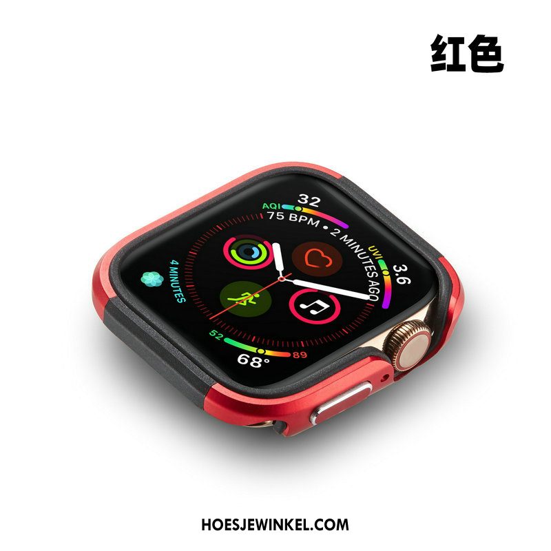 Apple Watch Series 4 Hoesje Metaal Anti-fall Goud, Apple Watch Series 4 Hoesje Omlijsting Bescherming