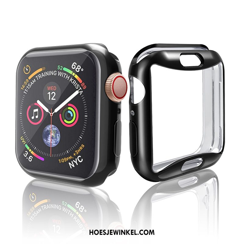 Apple Watch Series 4 Hoesje Siliconen Goud Trend, Apple Watch Series 4 Hoesje Anti-fall Hoes