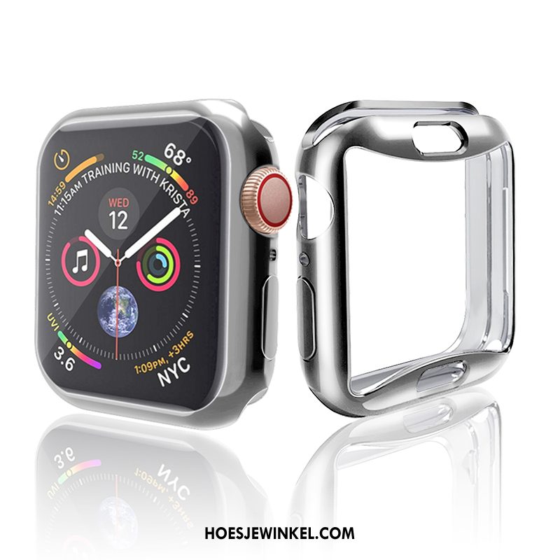 Apple Watch Series 4 Hoesje Siliconen Goud Trend, Apple Watch Series 4 Hoesje Anti-fall Hoes