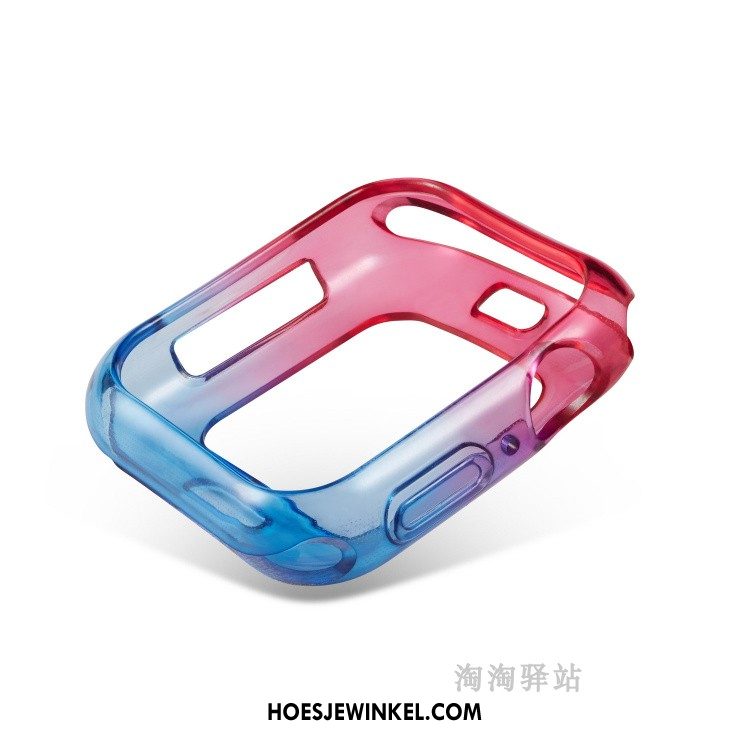 Apple Watch Series 4 Hoesje Twee Kleuren Hoes Purper, Apple Watch Series 4 Hoesje Bescherming Zacht