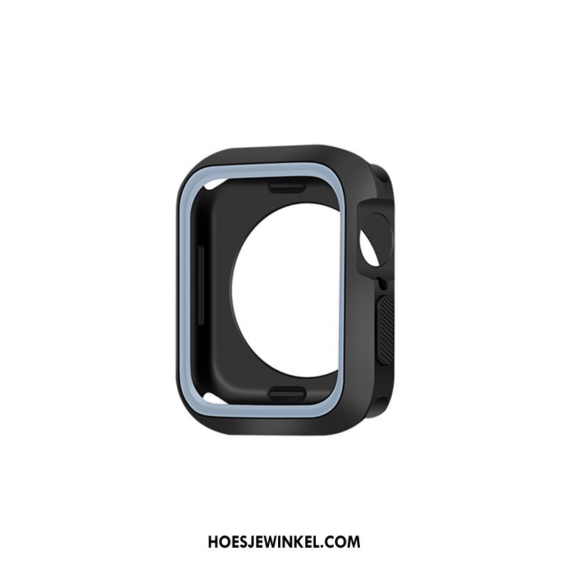 Apple Watch Series 5 Hoesje Accessoires Scheppend Zwart, Apple Watch Series 5 Hoesje Anti-fall Siliconen