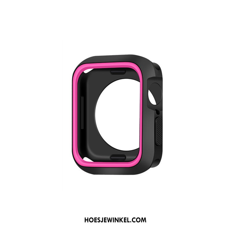 Apple Watch Series 5 Hoesje Accessoires Scheppend Zwart, Apple Watch Series 5 Hoesje Anti-fall Siliconen