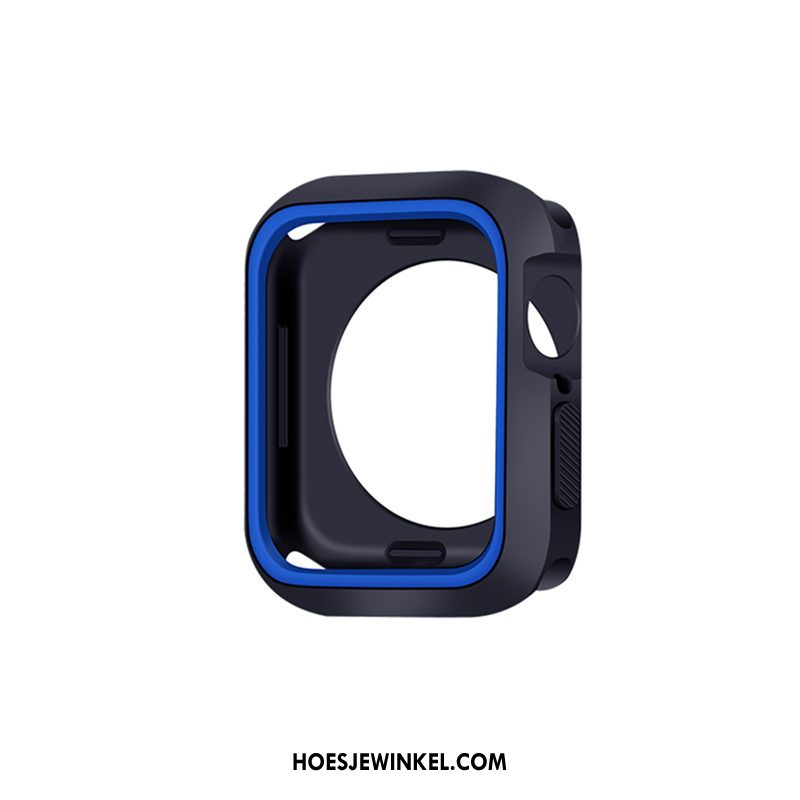 Apple Watch Series 5 Hoesje Accessoires Scheppend Zwart, Apple Watch Series 5 Hoesje Anti-fall Siliconen