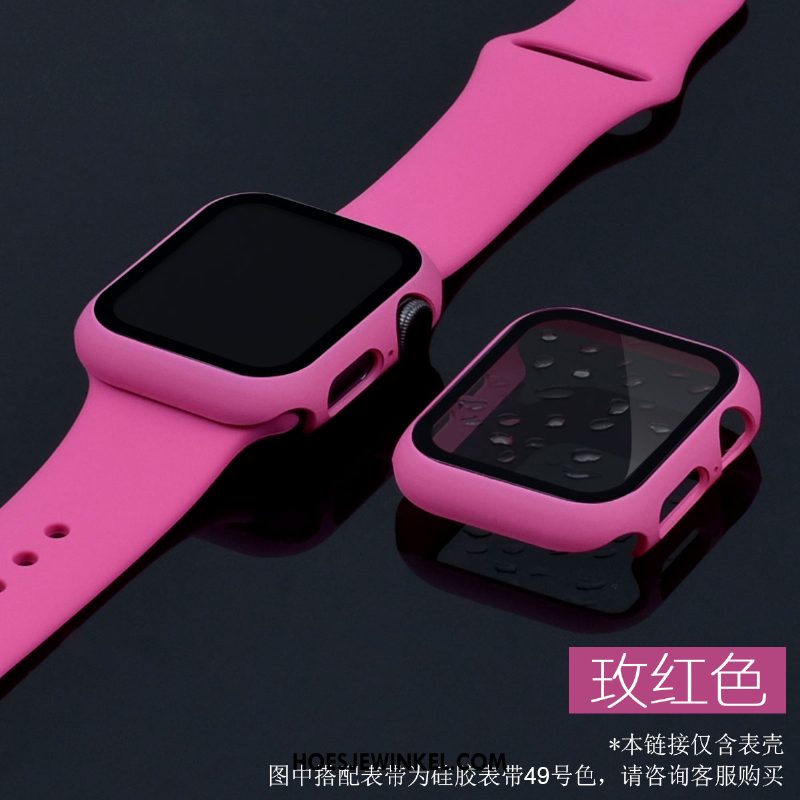 Apple Watch Series 5 Hoesje All Inclusive Dun Blauw, Apple Watch Series 5 Hoesje Tempereren Hard