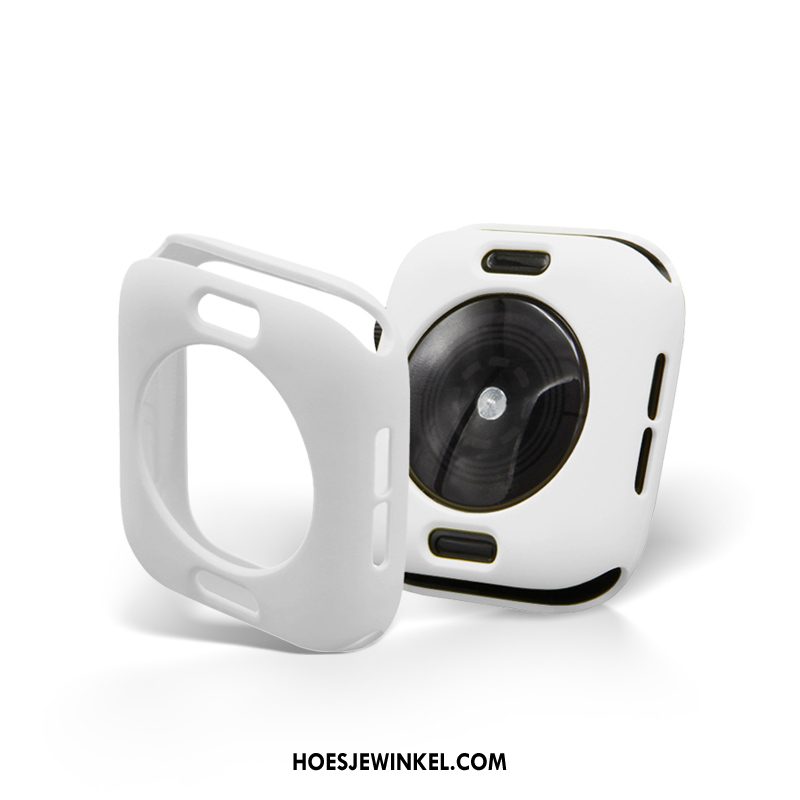 Apple Watch Series 5 Hoesje Bescherming Accessoires All Inclusive, Apple Watch Series 5 Hoesje Skärmskydd Rood
