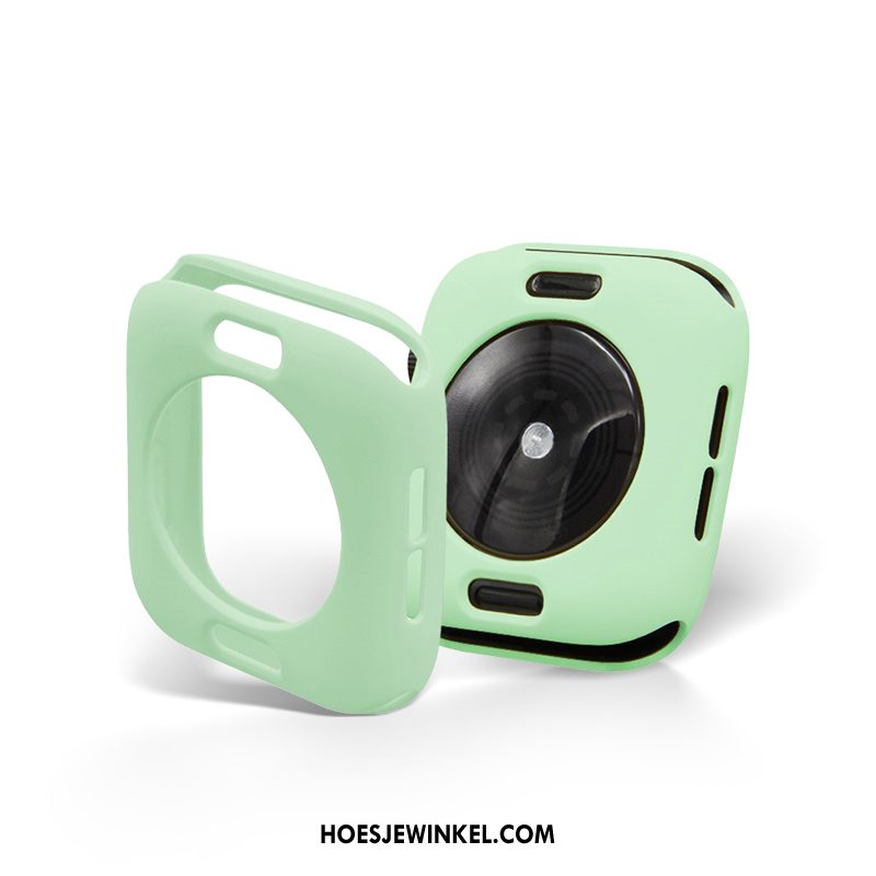 Apple Watch Series 5 Hoesje Bescherming Accessoires All Inclusive, Apple Watch Series 5 Hoesje Skärmskydd Rood