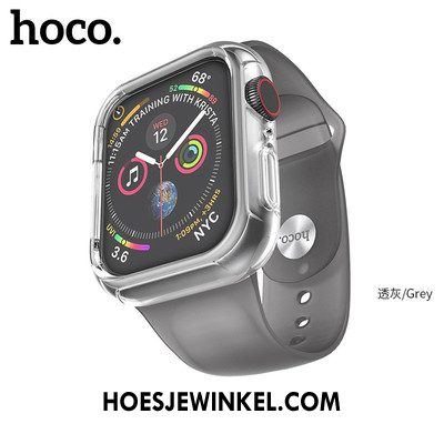 Apple Watch Series 5 Hoesje Siliconen Bescherming Zwart, Apple Watch Series 5 Hoesje Koel Sport