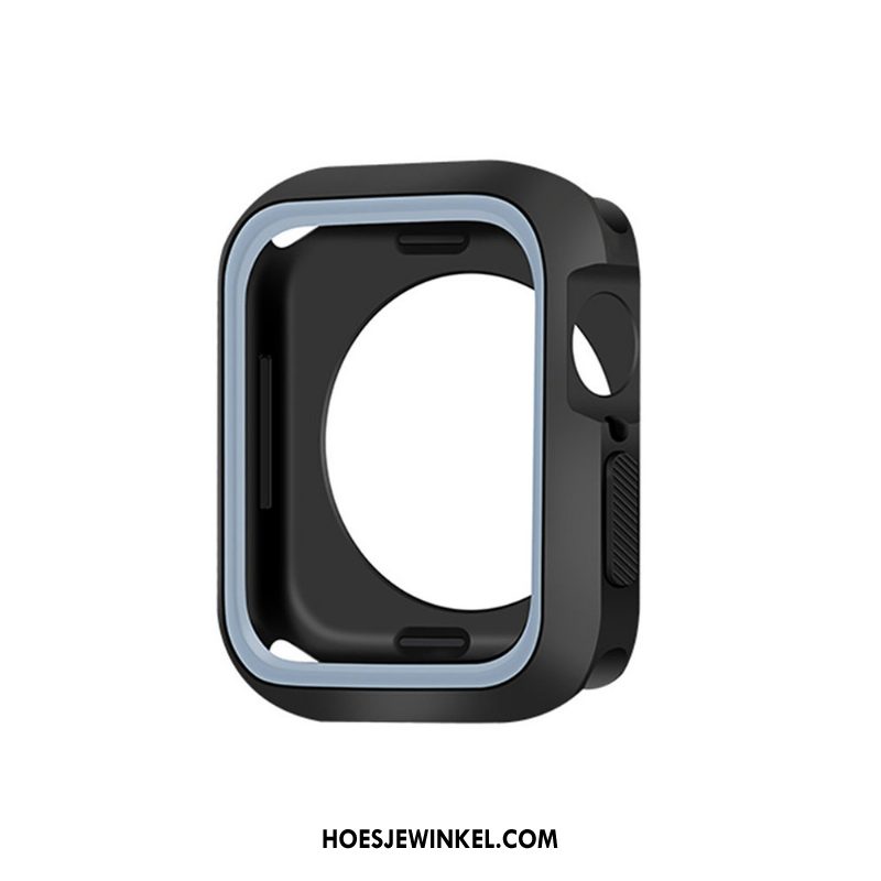 Apple Watch Series 5 Hoesje Siliconen Zacht Bescherming, Apple Watch Series 5 Hoesje Blauw