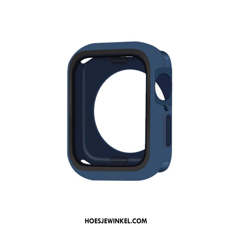 Apple Watch Series 5 Hoesje Siliconen Zacht Bescherming, Apple Watch Series 5 Hoesje Blauw