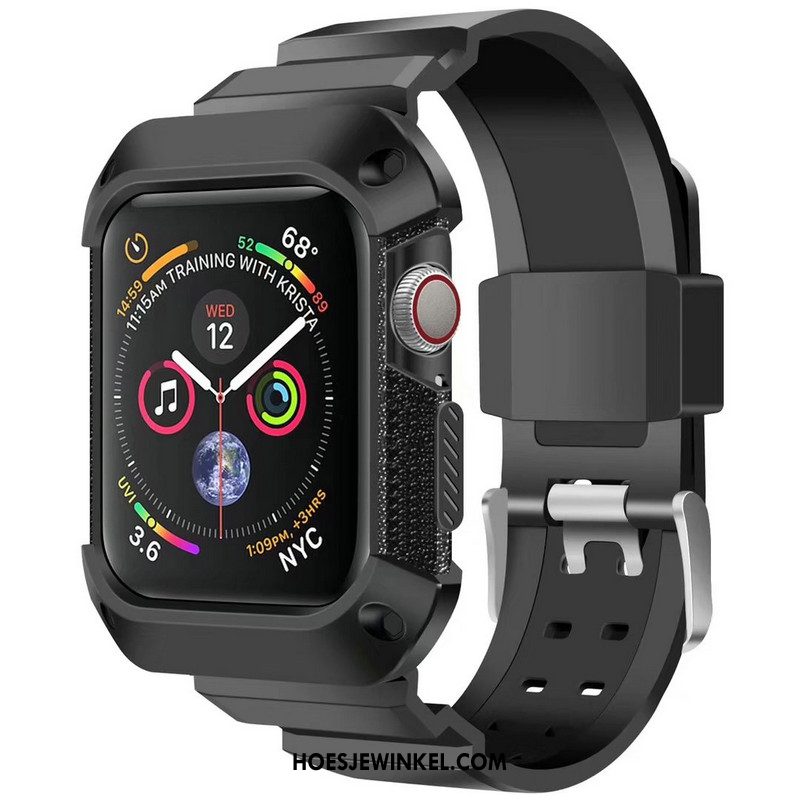 Apple Watch Series 5 Hoesje Sport Anti-fall Bescherming, Apple Watch Series 5 Hoesje Pantser Blauw