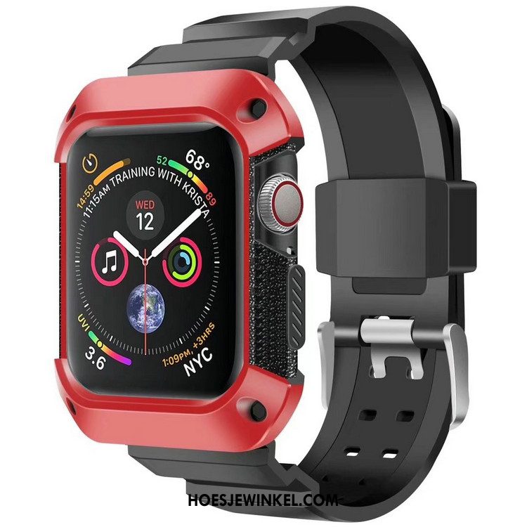 Apple Watch Series 5 Hoesje Sport Anti-fall Bescherming, Apple Watch Series 5 Hoesje Pantser Blauw