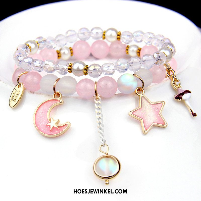 Armbanden Dames Accessoires Alle Wedstrijden Purper, Armbanden Vrouwen Meerlaags