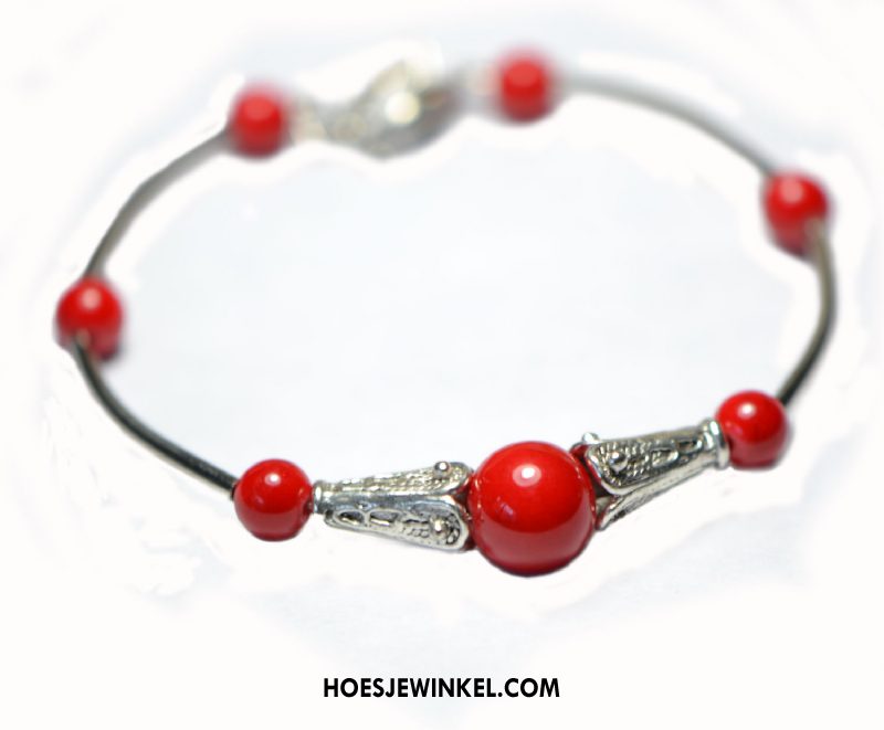 Armbanden Dames Accessoires Eenvoudig Groen, Armbanden Vintage Rot Silber