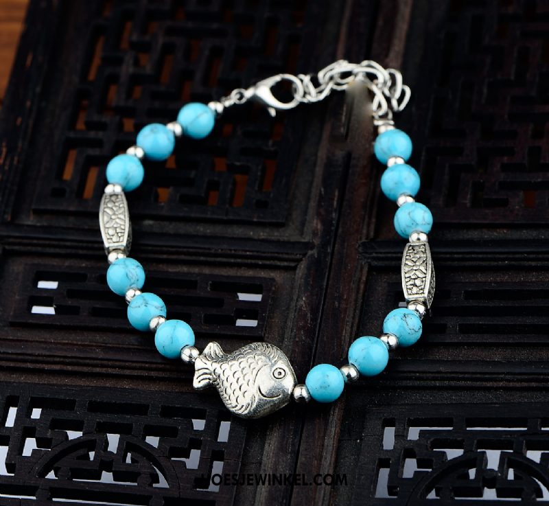 Armbanden Dames Accessoires Groen Speciale, Armbanden Vintage Etnische Silber