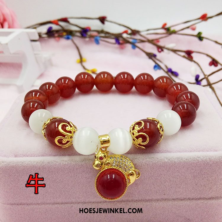 Armbanden Dames Vrouwen Natuurlijk Hanger, Armbanden Rot Gold Sandfarben