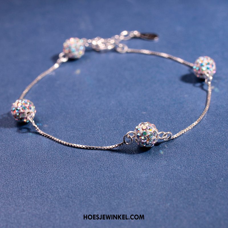 Armbanden Dames Zuiver Roze Dame, Armbanden Elegante Eenvoudig Silber